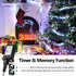 20FT 240LEDs 14 iBaycon Christmas String Lights, Connectable Water Flowing Lights Outdoor Waterproof, Modes Fairy Light