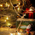 oopswow Lights,33ft 100LED 8 Warm White Christmas String Lights,Twinkle Lights Plug in with Modes, Indoor Outdoor