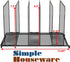 Simple Houseware 5 Section Upright File Sorter Organizer, Black Expandable