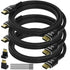 4K HDMI Cable 8 Feet (3 Pack), Ultra HD HDMI 2.0 Cable,