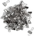 U Brands Small Binder Clips, Metallic Silver, Office Organization Supplies, 19mm, 72 Count by U Brands