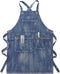 Denim Apron With Pockets For Women,Jean Apron For Hair Stylist,Plus Size Aprons,Denim