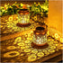 Mothers Day Gifts for Mom Sunflower Solar Lanterns Outdoor Waterproof Hanging Solar Lights Sunflower Gifts for Women