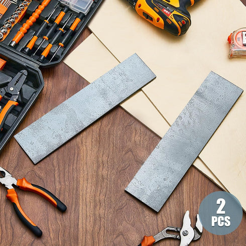 2 Pcs 1/8'' x 3'' x 12'' Hot Rolled Mild Steel Plate, Weldable Steel Flat Stock