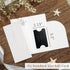 Set 20 20 24 Elegant Ribbon-Style Money Cards with Envelopes - Cards with Gold Foil, Envelopes, Sealing Stickers