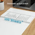 JiaWei White File Folders, 12 Pack A4 Project Folders for Document Storage, 0.5×9×12.5 Inches