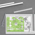 Pacific Arc Landscape Template Guide with Trees, Shrubs, Hedges, Fences, and Terraces