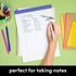 PAPERAGE 12 Pack Lined Legal Pads (Rainbow), 50 Sheets Each, Wide/Legal Ruled, 8.5 inches x 11 inches