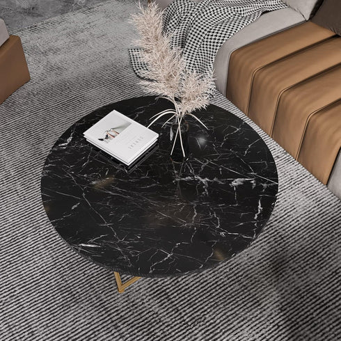CRE8TIVE Black Mable Contact Paper for Countertops Waterproof Glossy Marble Wallpaper Peel and Stick Countertops Self Adhesive Removable Marble Vinyl Roll for Cabinets Table Tops Shelf Liner 12"x80" by CRE8TIVE