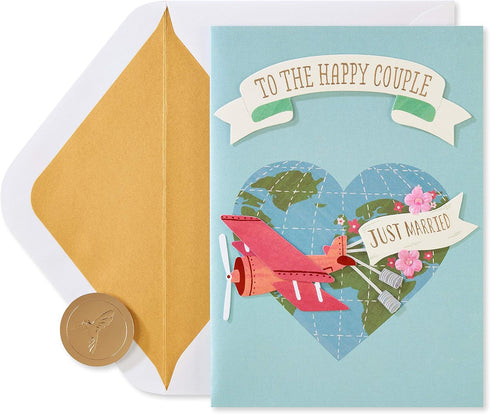 Papyrus Wonderful Adventures Wedding Card