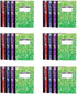 Mintra Office Composition Books, Assorted Marble Comp, Wide Ruled, 24 Units (6-4pks)