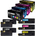 EASYPRINT Compatible Toner Cartridge Replacement for Dell C1660 C1660W C1660cnw 1660 Printer (5 Pack: 2 Black, 1 Cyan,