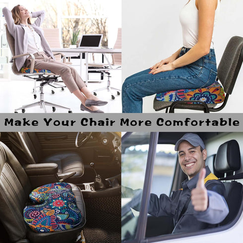 Nojuikm Tailbone Tailbone Boho Seat Cushion for Pain Relief Office Computer Memory Foam Chair Cushion for Pressure