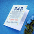 Fathers Card for Dad First Fathers Day Funny Gifts for New Dad Husband from Wife Father's Day Ideas Gifts for Daddy