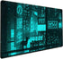 Extended Neon Tokyo Anime Cat Desk Mat, 31.5" x 15.7" Large Mouse Pad, Cool Stitched Edges for Gamers