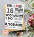 TRIDECOR 16th 16 5x7 Birthday Card Funny Sweet Birthday Decorations & Gifts, Folded Card with Envelope & Sticker, Blank
