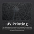 GMKWTL 410mm*310mm, XVX Glass Mouse Pad for Gaming, Black Spider Webs Hard Gaming Mousepad, Professional Large Mouse