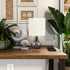 40W, (8" 8" 16" Decor Therapy Anchor Resin Accent Lamp, Easy on/Off Push-Through Light Switch, Coastal Style, Energy
