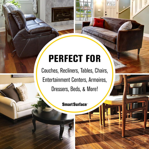 8827 Heavy Duty Self Adhesive Furniture Felt Pads 1-Inch Round Brown 160-Piece Value Pack