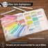 Mr. Pen Aesthetic Highlighters and Gel Pens, 22 Pack Assorted Colors Bible Highlighters No Bleed