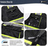 JKSafety Hi Vis Reflective Safety Vests for Men & Women, High Visibility Vest with Pockets, Black, XXL