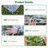 10' 12' Grommets&Reinforced x Clear Vinyl Tarp Clear Tarps Heavy Duty Waterproof UV Resistant Glass Tarps Transparent