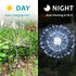 JJGoo 2 Pack Solar Firework Lights, 120 LEDs, 2 Lighting Modes, Waterproof for Garden, Party, Wedding, Cool White