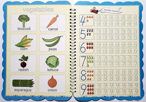 Handwriting Practice Workbook - Reusable Letter and Number Tracing