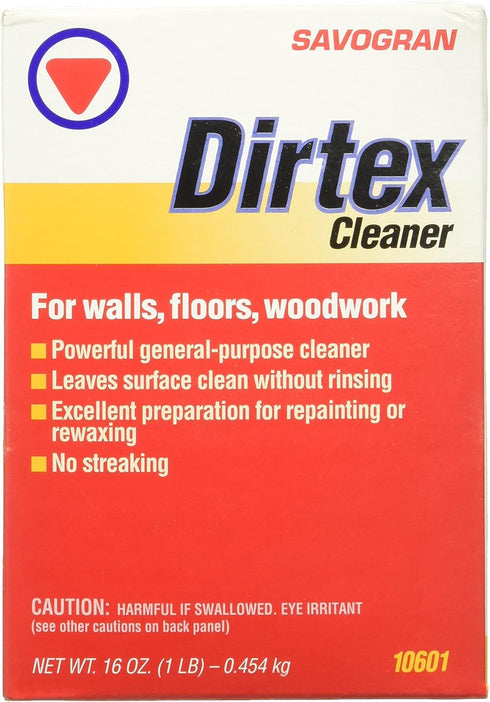 Savogran Dirtex All Purpose Cleaning Powder - 16oz No Rinse Powder Cleanser for Stain & Rust Removal, Bathroom,