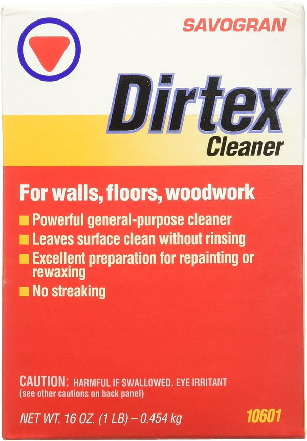 Savogran Dirtex All Purpose Cleaning Powder - 16oz No Rinse Powder Cleanser for Stain & Rust Removal, Bathroom,