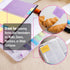 Mr. Pen Sticky Note Set, 2 Sets, 820 pcs, Vibrant Colors, Sticky Notes Tabs, Office Supplies