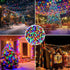 200 72 8 Solar String Lights Solar Christmas Lights LED Ft Mode Outdoor String Lights Waterproof for Garden Party Patio