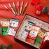 Sayglossy 36 Sets Christmas Glitter Pen Gifts Bulk Glitter Santa Claus Novelty Pens Snowman Elf Inspirational Christmas