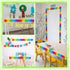 ERKE 60 Feet Bulletin Board Borders, Confetti Scalloped Rolled Border Trim for School, Classroom & Office Decoration