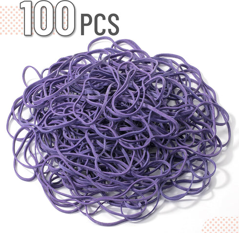 Mr. Pen- Large Rubber Bands, 100 Pack, Purple, Big Rubber Bands, Extra Large Rubber Bands, Purple Rubber Bands Large, Long Rubber Bands Office Supplies, 7 Inch Rubber Bands by Mr. Pen