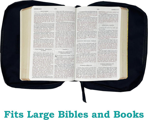Mr. Pen Bible Case, Black Bible Bag, Covers for Bible Study, Bible Holder
