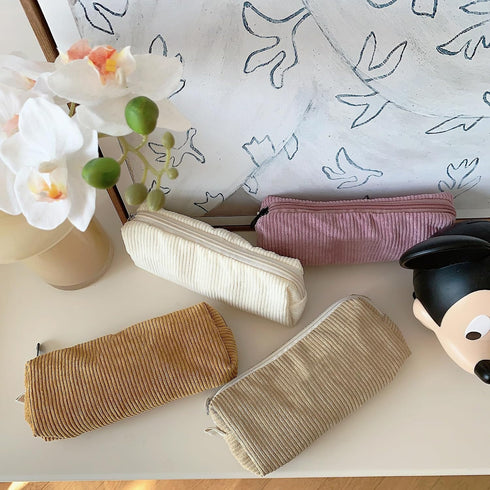 OZAOZ Cute Pencil Case Aesthetic Student Pencil Pouch Coin Pen Pouch Cosmetic Bag Office Stationery Organizer For Kids