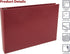 Better Office Products 7 Ring Executive Check Binder with Zipper Pouch, Burgundy Textured Cover, for 9 x 13" 3 Per Page