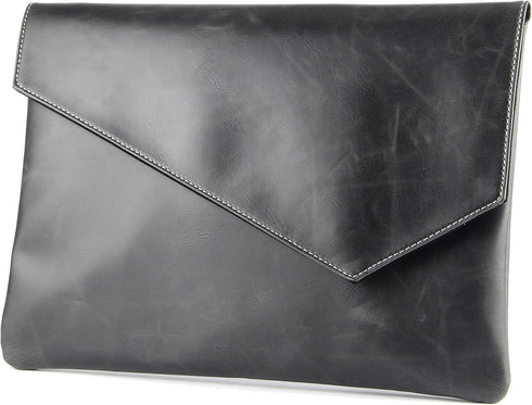 Vintage Pu Leather A4 Envelope File Clutch Bag