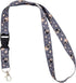 Desert Cactus Pug Dog Lanyard Badge ID Holder, Keychain Souvenir for Nurse, Doctor, Teacher, Detachable Buckle