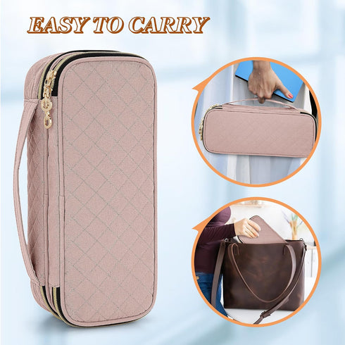 3M Damero Double Layer Stethoscope Case Compatible with Littmann/ADC/Omron Stethoscope, Stethoscope Carrying Case