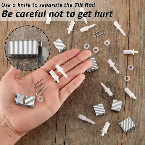 Jetec 170 Set Pieces Repair Plantation Shutters Tool Plantation Shutter Louvers Staples Replacement Repair Pins