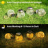 YZYOE LED Solar Wishing Bottle Lights,Outdoor Courtyard Decoration Glass Bottle Warm Light Pendant lamp Wireless Dusk