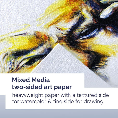 CANSON Art Book, Mixed Media Paper Notebook, 8.3x11.7 inches, White