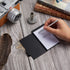 Chinco 4 Pieces Metal Pocket Notebook, Portable Aluminum Notepad, Refillable with Mini Pen and Paper for Note Jotting