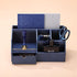 Wood-like Desktop Organizer and Holder For Pen, Pencil, Letters, Small Office Supplies and Stationary Accessories Storage Organization. Use for Dorm, College & School.(Royal Blue) by BOLDFOX