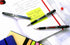uni-ball UM-153S Signo Impact Gel Pens, Black Gel, 1mm Nib, Pack of 12 with Rubber Grip