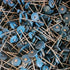100 Pack - 3 Inch Round Plastic Cap Roofing Nails, Galvanized Tar Paper Nails for House Wrap Fastening (100)