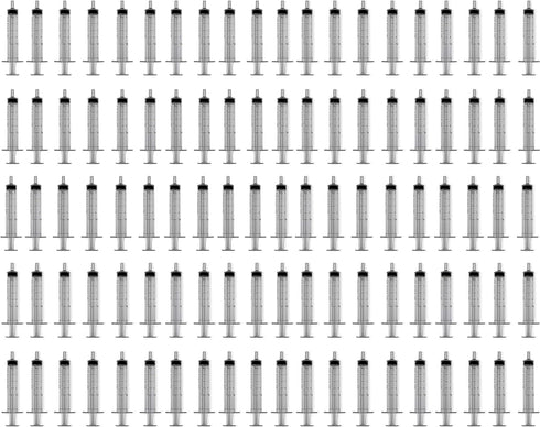 5ml Syringe Sterile with Luer Slip Tip, BH SUPPLIES - (No Needle) Individually Sealed, 100 Syringes