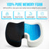 Viarous Gel Memory Foam Seat Cushion for Office Chair - Ergonomic Coccyx Cushion for Car Seat, Desk Chair & Wheelchair